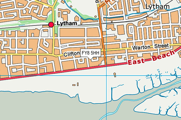 FY8 5HH map - OS VectorMap District (Ordnance Survey)