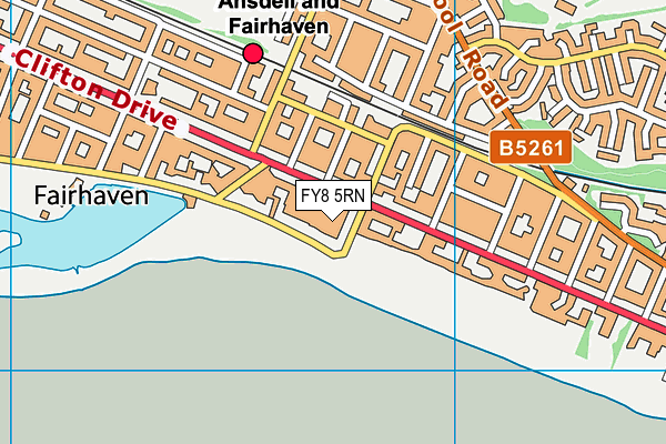 FY8 5RN map - OS VectorMap District (Ordnance Survey)