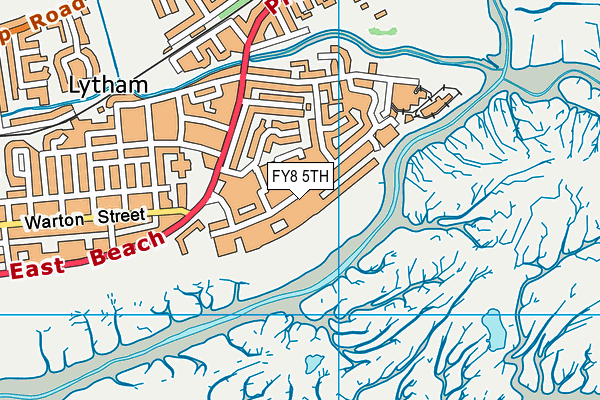 FY8 5TH map - OS VectorMap District (Ordnance Survey)