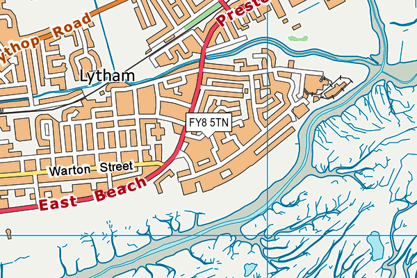FY8 5TN map - OS VectorMap District (Ordnance Survey)