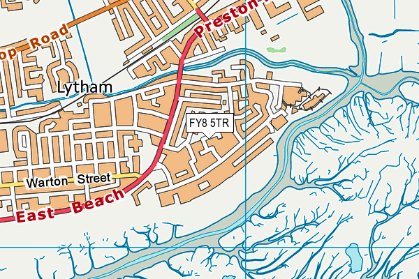 FY8 5TR map - OS VectorMap District (Ordnance Survey)