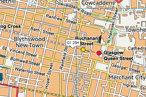 G1 2SH map - OS VectorMap District (Ordnance Survey)