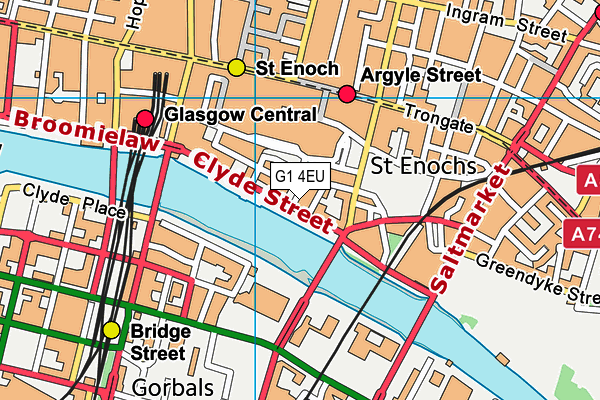 G1 4EU map - OS VectorMap District (Ordnance Survey)