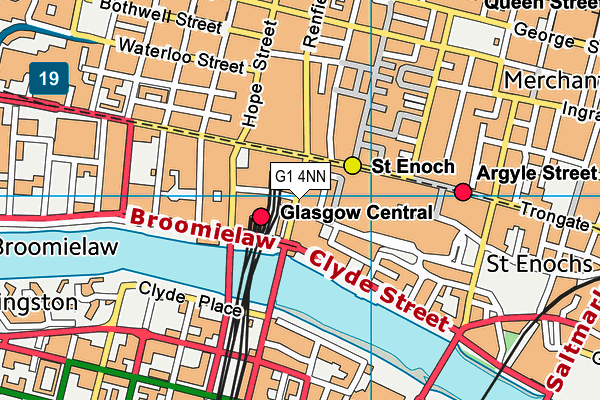 G1 4NN map - OS VectorMap District (Ordnance Survey)