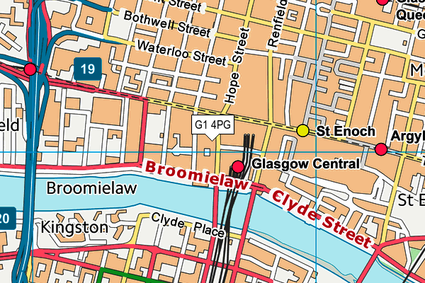 G1 4PG map - OS VectorMap District (Ordnance Survey)