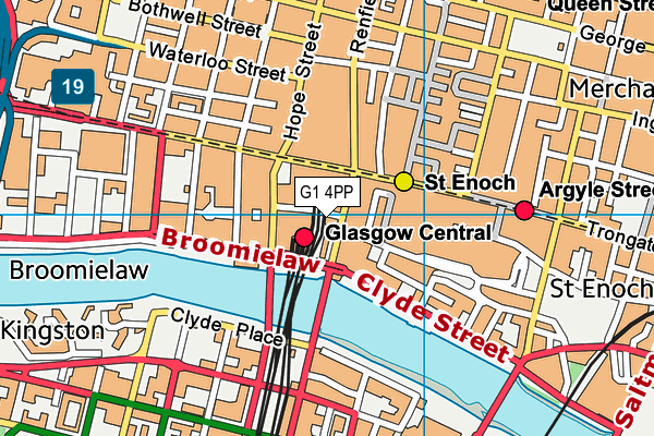 G1 4PP map - OS VectorMap District (Ordnance Survey)