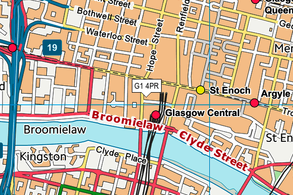 G1 4PR map - OS VectorMap District (Ordnance Survey)