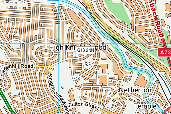 G13 2NN map - OS VectorMap District (Ordnance Survey)