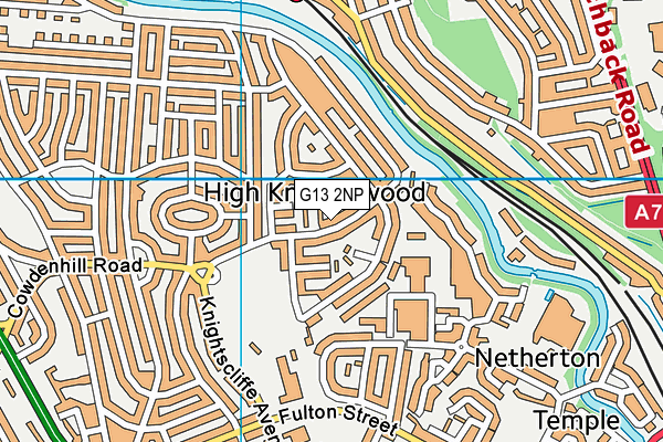 G13 2NP map - OS VectorMap District (Ordnance Survey)