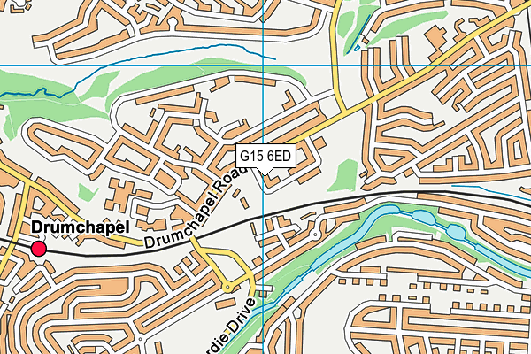 G15 6ED map - OS VectorMap District (Ordnance Survey)