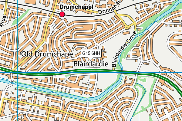 G15 6HH map - OS VectorMap District (Ordnance Survey)