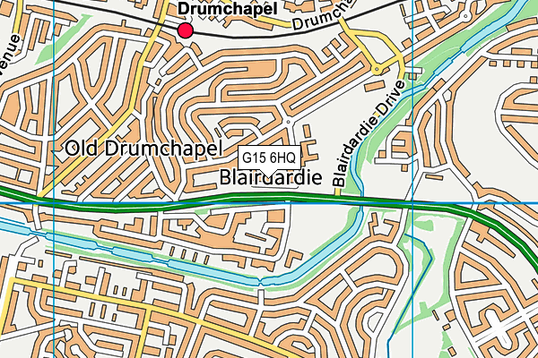 G15 6HQ map - OS VectorMap District (Ordnance Survey)