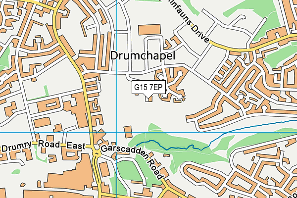 G15 7EP map - OS VectorMap District (Ordnance Survey)