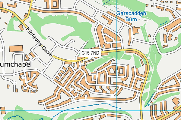 G15 7ND map - OS VectorMap District (Ordnance Survey)