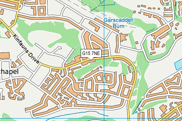 G15 7NE map - OS VectorMap District (Ordnance Survey)