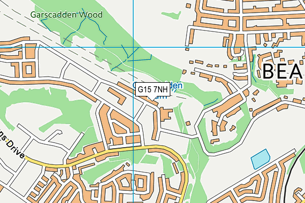 G15 7NH map - OS VectorMap District (Ordnance Survey)