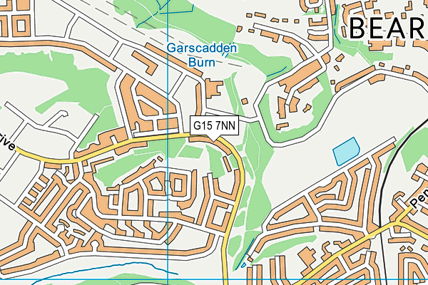G15 7NN map - OS VectorMap District (Ordnance Survey)