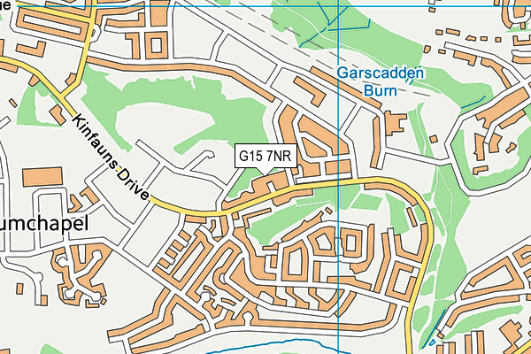 G15 7NR map - OS VectorMap District (Ordnance Survey)