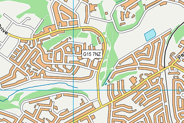 G15 7NZ map - OS VectorMap District (Ordnance Survey)