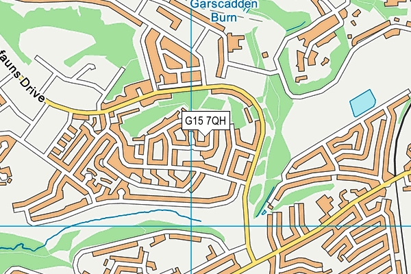 G15 7QH map - OS VectorMap District (Ordnance Survey)