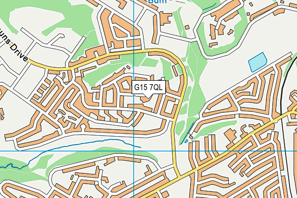 G15 7QL map - OS VectorMap District (Ordnance Survey)