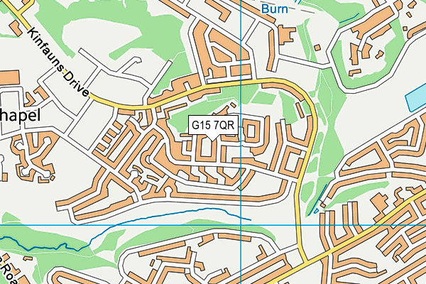 G15 7QR map - OS VectorMap District (Ordnance Survey)
