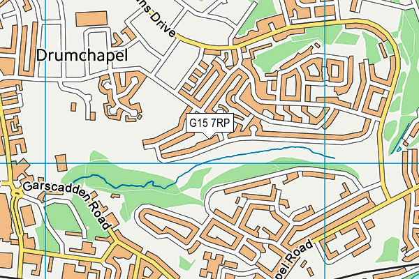 G15 7RP map - OS VectorMap District (Ordnance Survey)