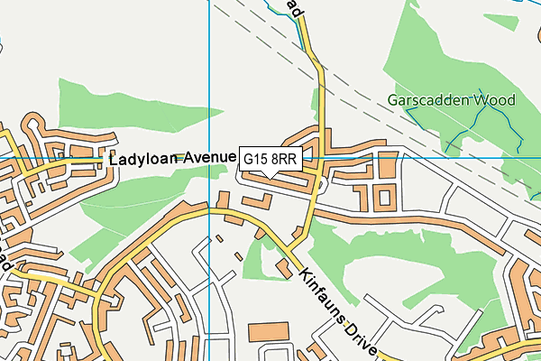 G15 8RR map - OS VectorMap District (Ordnance Survey)