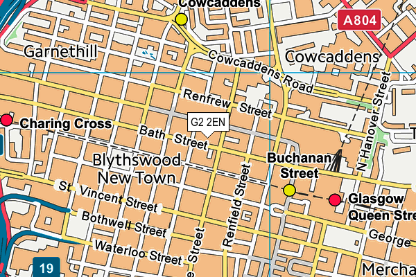 G2 2EN map - OS VectorMap District (Ordnance Survey)