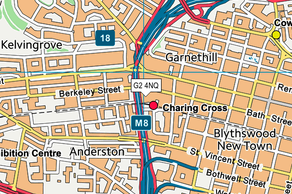 G2 4NQ map - OS VectorMap District (Ordnance Survey)