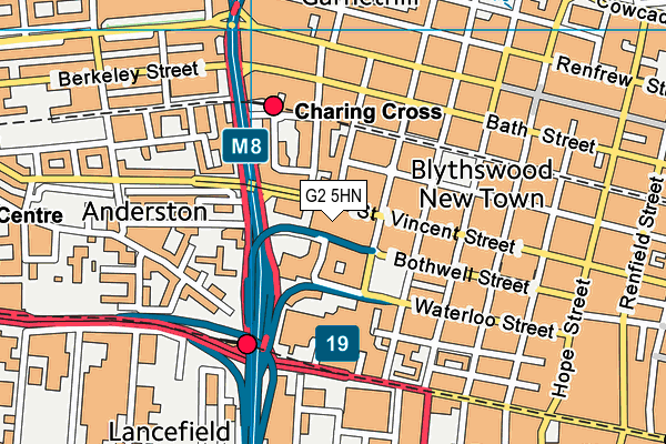 G2 5HN map - OS VectorMap District (Ordnance Survey)