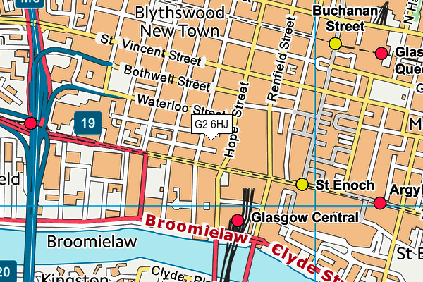 G2 6HJ map - OS VectorMap District (Ordnance Survey)