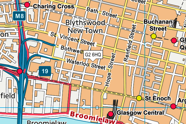 G2 6HQ map - OS VectorMap District (Ordnance Survey)