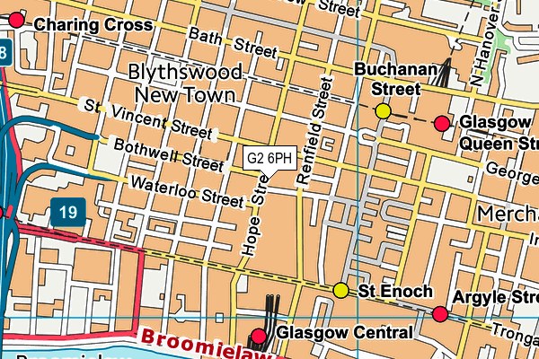 G2 6PH map - OS VectorMap District (Ordnance Survey)