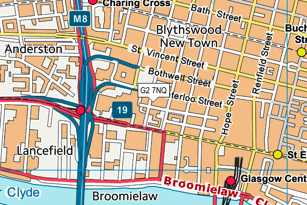 G2 7NQ map - OS VectorMap District (Ordnance Survey)