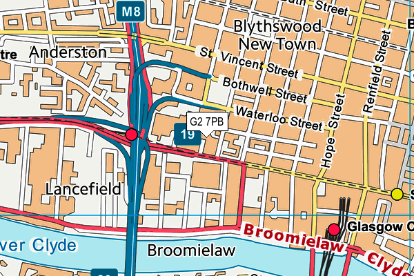 G2 7PB map - OS VectorMap District (Ordnance Survey)