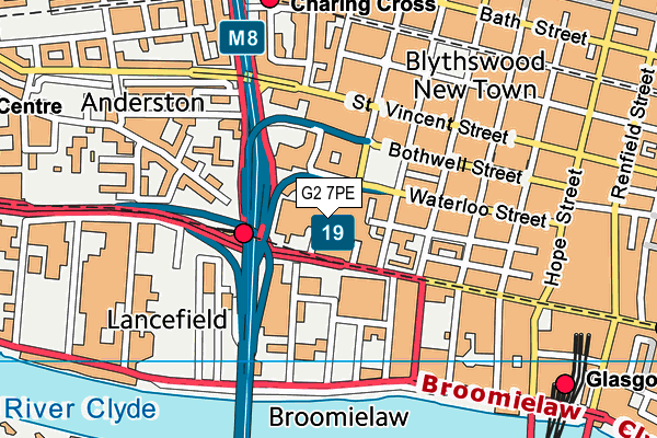 G2 7PE map - OS VectorMap District (Ordnance Survey)