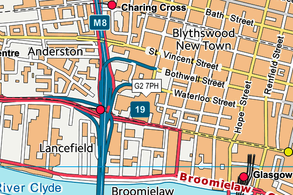 G2 7PH map - OS VectorMap District (Ordnance Survey)
