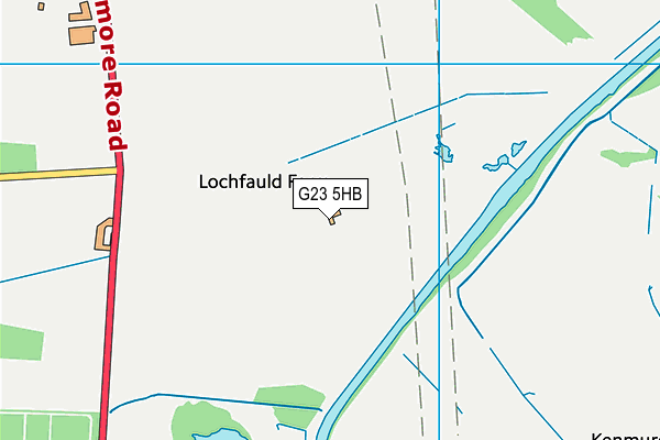 G23 5HB map - OS VectorMap District (Ordnance Survey)