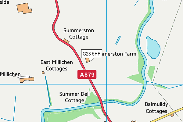 G23 5HF map - OS VectorMap District (Ordnance Survey)