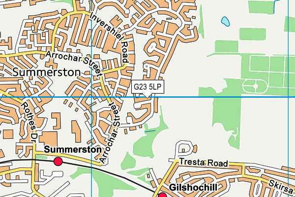 G23 5LP map - OS VectorMap District (Ordnance Survey)