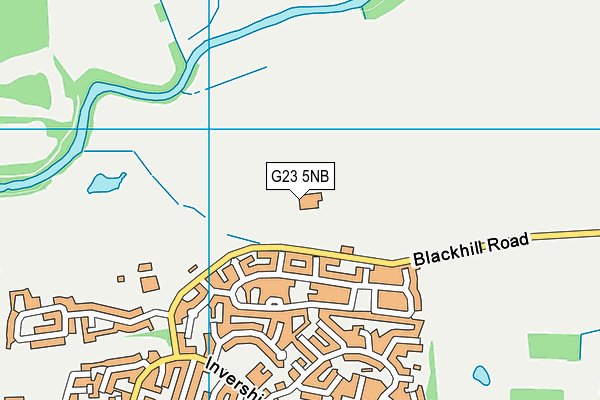G23 5NB map - OS VectorMap District (Ordnance Survey)