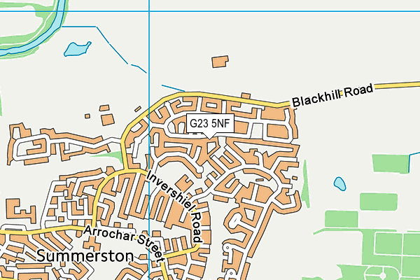 G23 5NF map - OS VectorMap District (Ordnance Survey)