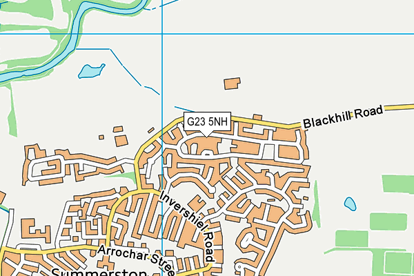 G23 5NH map - OS VectorMap District (Ordnance Survey)