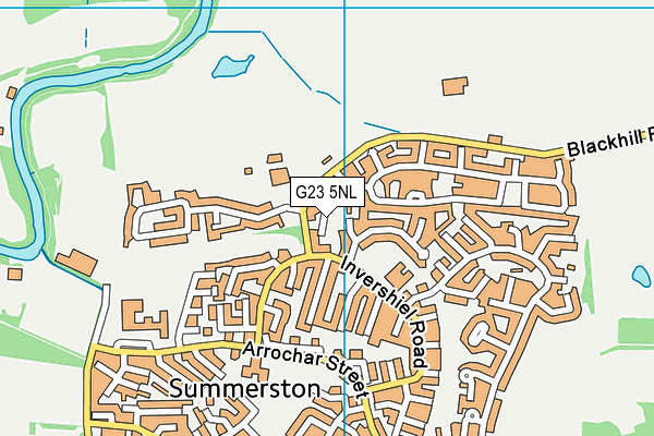 G23 5NL map - OS VectorMap District (Ordnance Survey)