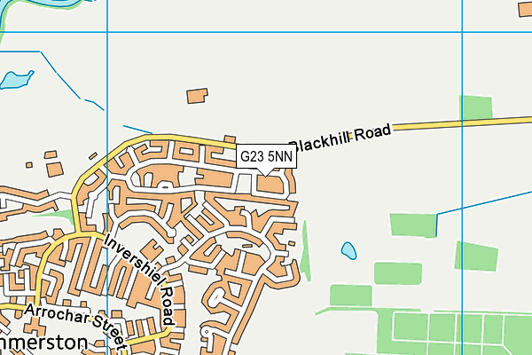 G23 5NN map - OS VectorMap District (Ordnance Survey)