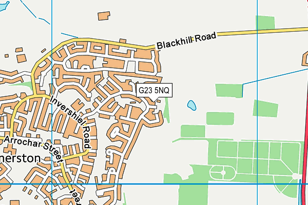 G23 5NQ map - OS VectorMap District (Ordnance Survey)