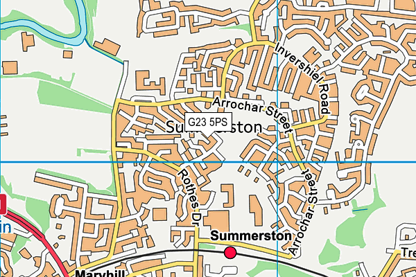 G23 5PS map - OS VectorMap District (Ordnance Survey)