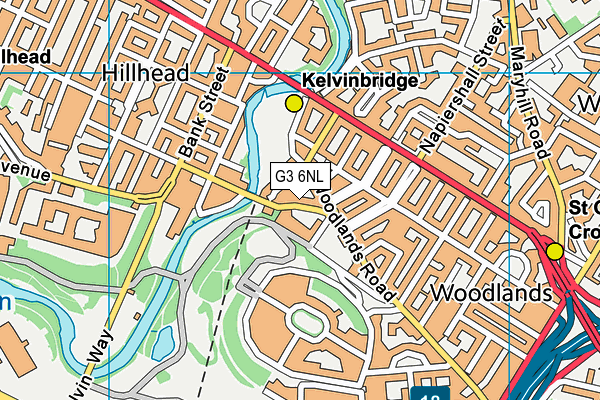 G3 6NL map - OS VectorMap District (Ordnance Survey)