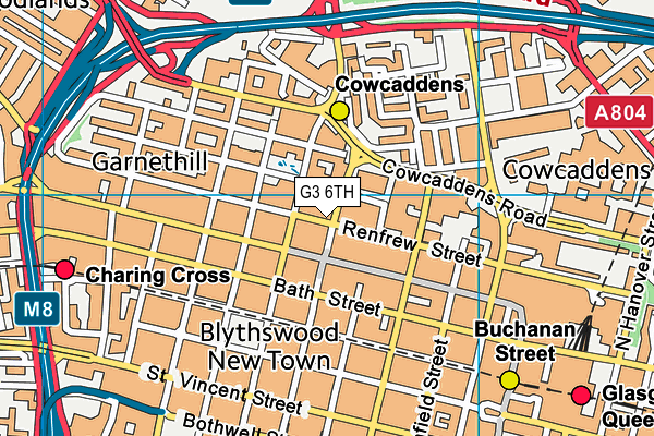 G3 6TH map - OS VectorMap District (Ordnance Survey)